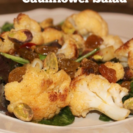 Sweet & Smokey Cauliflower Salad #SundaySupper
