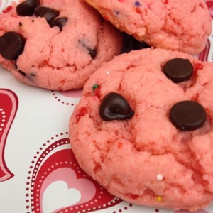 strawberry cake mix cookies