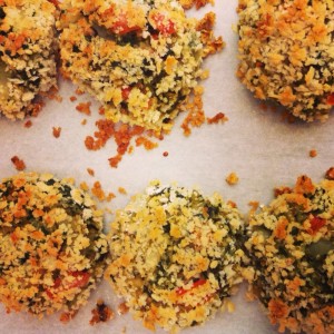 Panko-Baked Veggie Quinoa Cakes