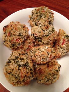 Panko-Baked Veggie Quinoa Cakes