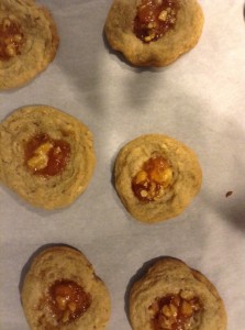 Nutty Fuzzy Navel Thumprint Cookies for #TheLeftoversClub