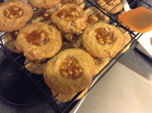 Nutty Fuzzy Navel Thumbprint Cookies for #TheLeftoversClub