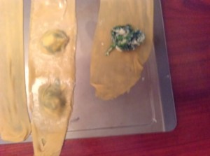 Home Ravioli with Spinach, Feta and Ricotta Filling