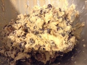 Cake Batter Chocolate Chip & Peanut Butter Cup Cookies