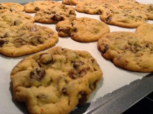 Cake Batter Chocolate Chip & Peanut Butter Cup Cookies
