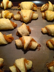 Pumpkin Rugelach for #LeftoversClub