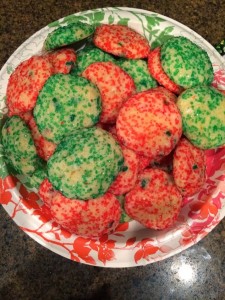 Christmas Cake Mix Cookies