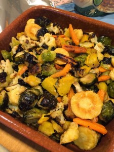 Ginger Roasted Vegetables #EasySideDish