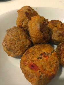 "Spaghetti and Meatballs" Turkey Meatballs with Spaghetti Squash