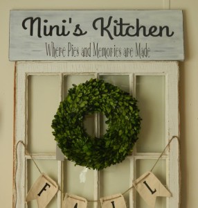 Personalized 9x30 wood sign~ Kitchen signs, home decor~ great Christmas gift!