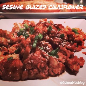Sesame Glazed Cauliflower