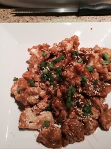 Sesame Glazed Cauliflower