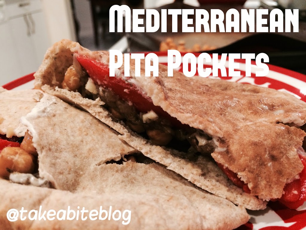 Mediterranean Pita Pockets #WeekdaySupper