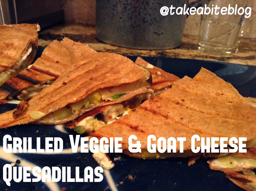 Tapas Party: Grilled Veggie and Goat Cheese Quesadillas