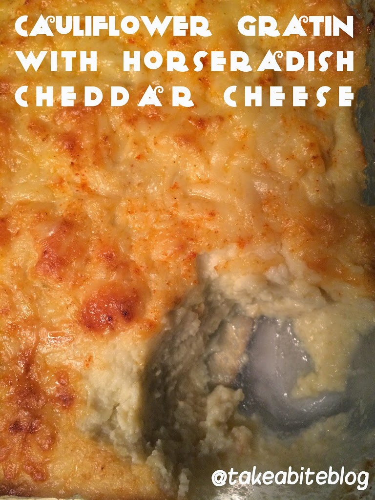 Cauliflower Gratin with Horseradish Cheddar Cheese