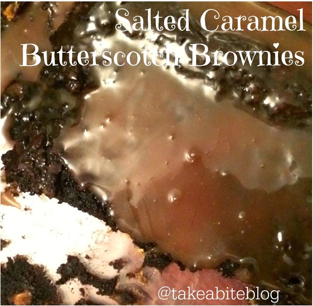 Salted Caramel Butterscotch Brownies #FWCon