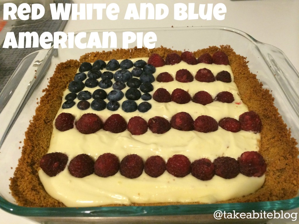 red white and blue american pie