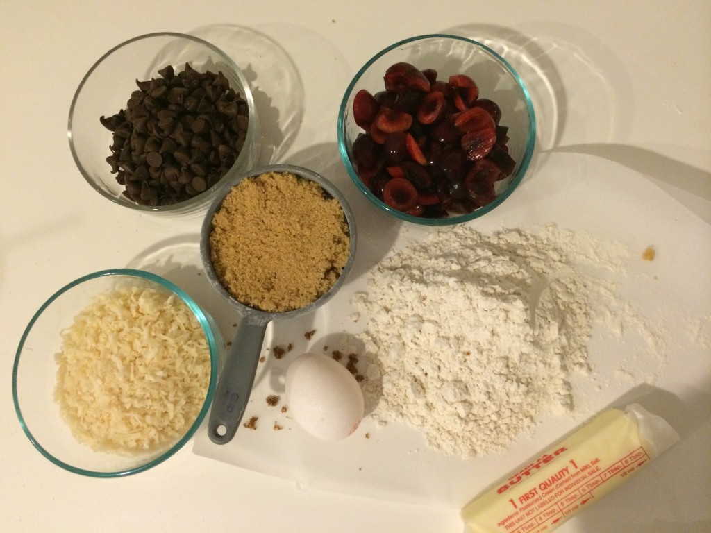 Cherry Coconut and Chocolate Chip Blondies - Take A Bite Out of Boca