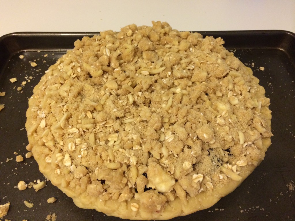 Cherry Almond Crumble Pie - Take A Bite Out of Boca #Leftoversclub