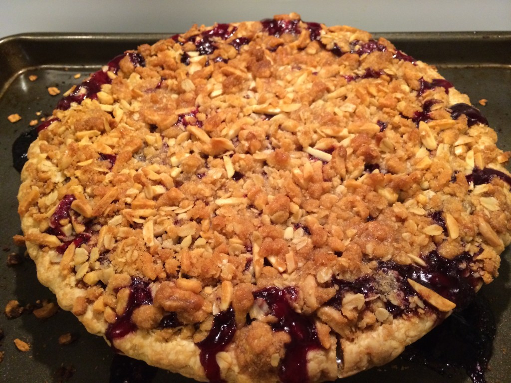 Cherry Almond Crumble Pie - Take A Bite Out of Boca #Leftoversclub