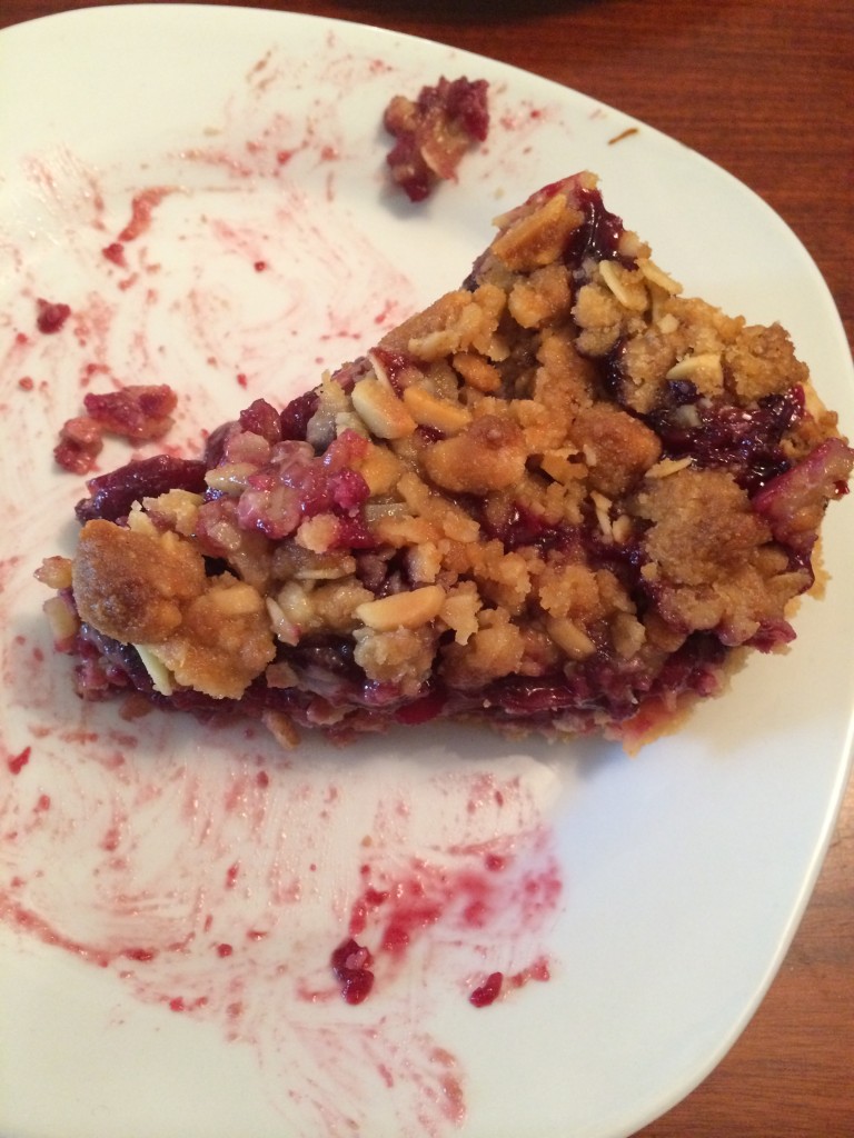 Cherry Almond Crumble Pie - Take A Bite Out of Boca #Leftoversclub