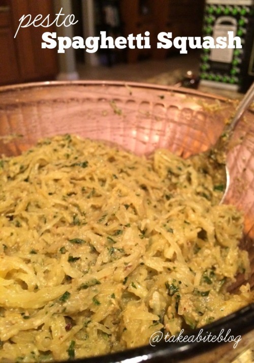 pesto spaghetti squash