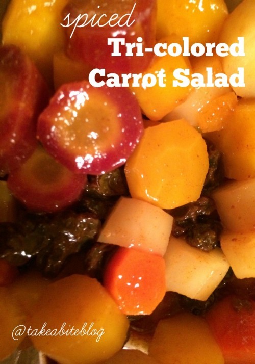 spiced tri-color carrot salad #sundaysupper