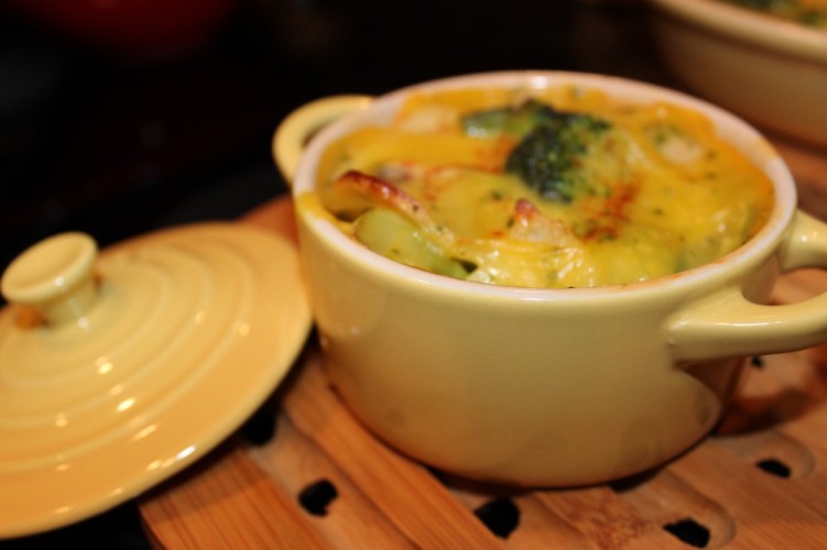 cheesy broccoli and potato casserole #getyourbettyon
