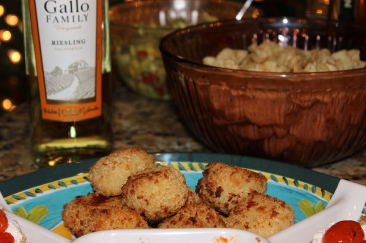 cheesy baked arancini #sundaysupper