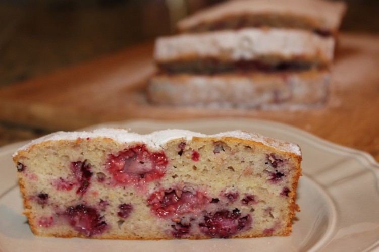 berry vanilla & yogurt loaf cake #vanillaweek