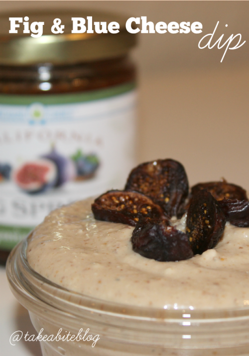Fig & Blue Cheese Dip. Spread the love with Orchard Choice