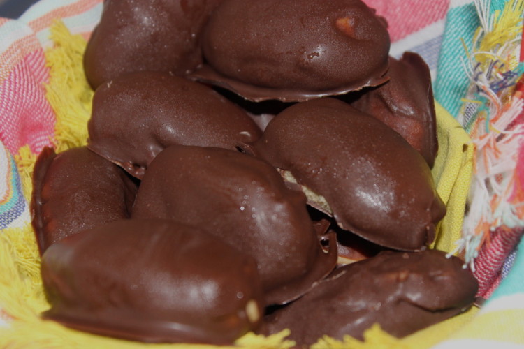 Chocolate Peanut Butter Eggs #WhenWeBake