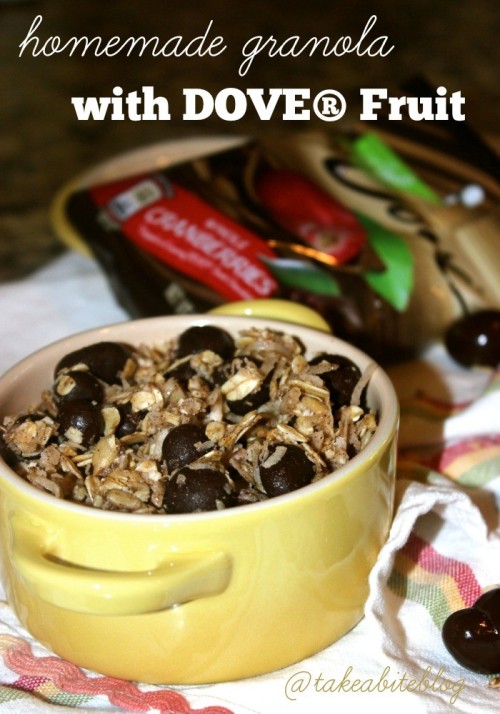 Homemade Granola with DOVE® Fruit  #lovedovefruit #collectivebias 
