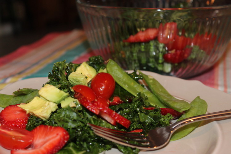 Strawberry and Avocado Salad #WeekdaySupper