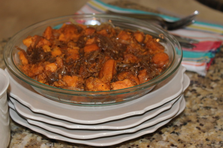 Sweet Potato and Caramelized Onion Hash #Brunchweek