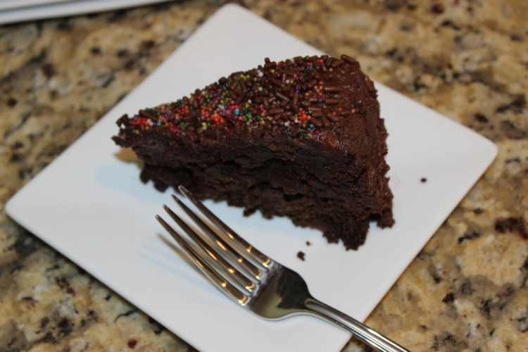 Triple Chocolate Layer Cake #SundaySupper