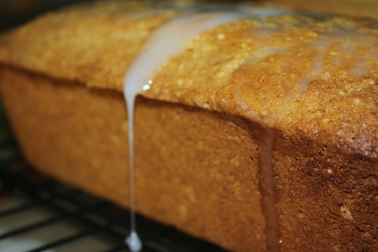 Yogurt Culture: Iced Almond-Lemon Loaf Cake #stonyfieldblogger