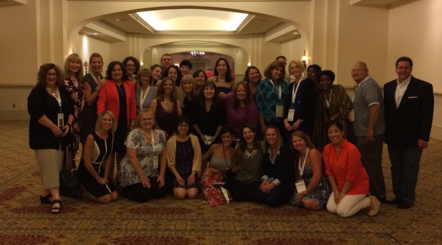 The #SundaySupper family after dinner at #FWCon 2014