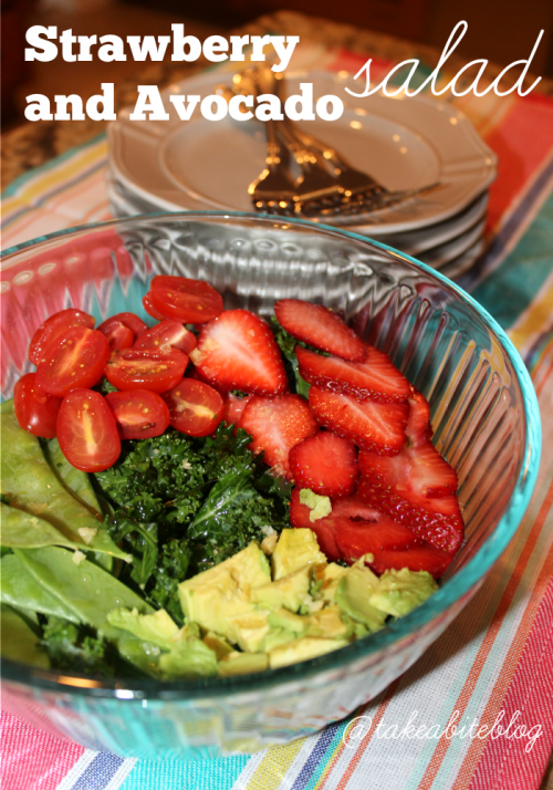 Strawberry and Avocado Salad #WeekdaySupper