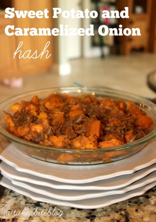 Sweet Potato and Caramelized Onion Hash #Brunchweek