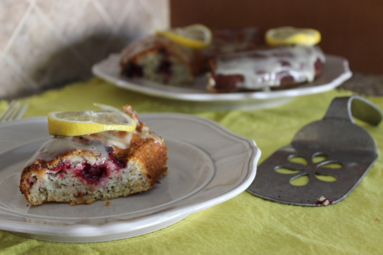 Lemon-Cranberry Poppyseed Bundt Cake #BundtBakers