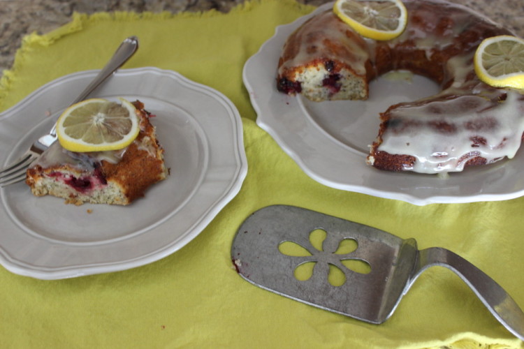 Lemon-Cranberry Poppyseed Bundt Cake #BundtBakers