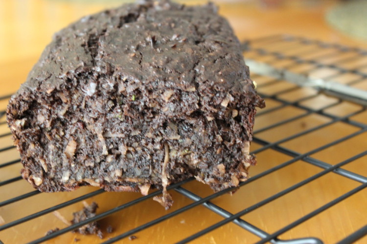 Chocolate Coconut Zucchini Bread #LeftoversClub