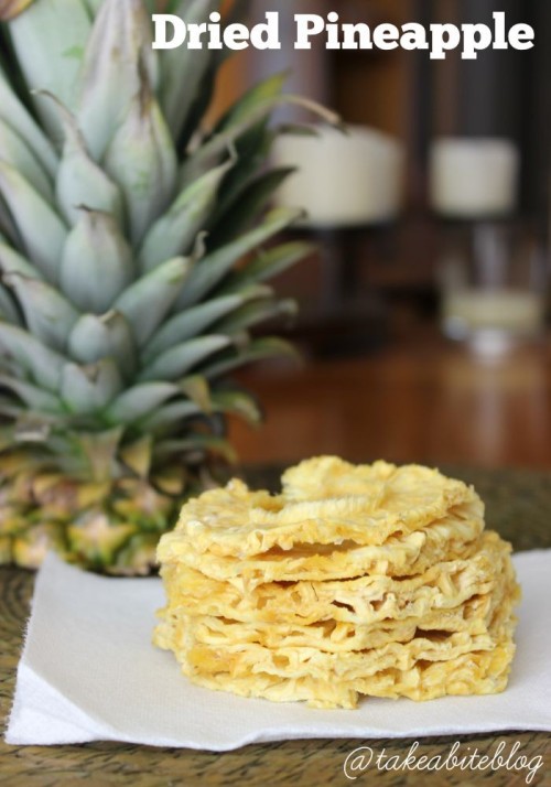 Saving Summer: Dried Pineapple #SundaySupper