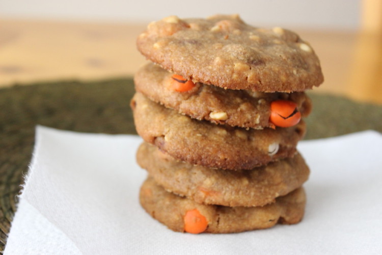 Flourless Peanut Butter Pumpkin Spice Cookies #leftoversclub