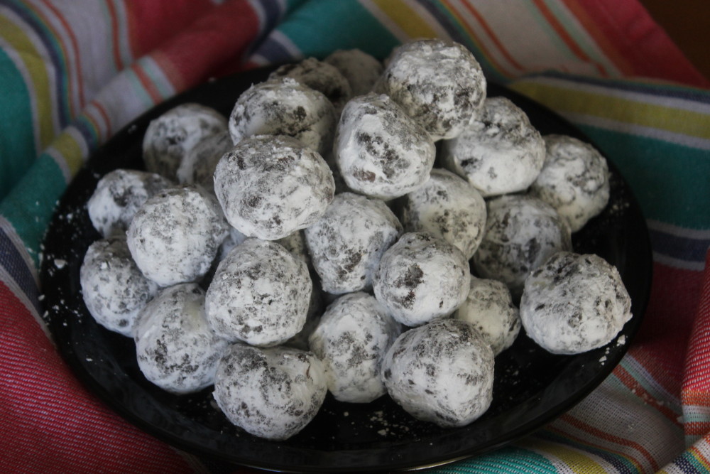 Chocolate Espresso Snowball Cookies #FBCookieswap