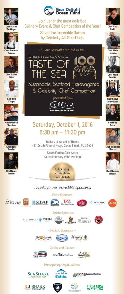 3rd Annual Taste of the Sea 2016