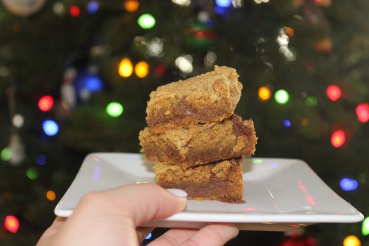 Easy Pumpkin Nutella Cookie Bars #SundaySupper