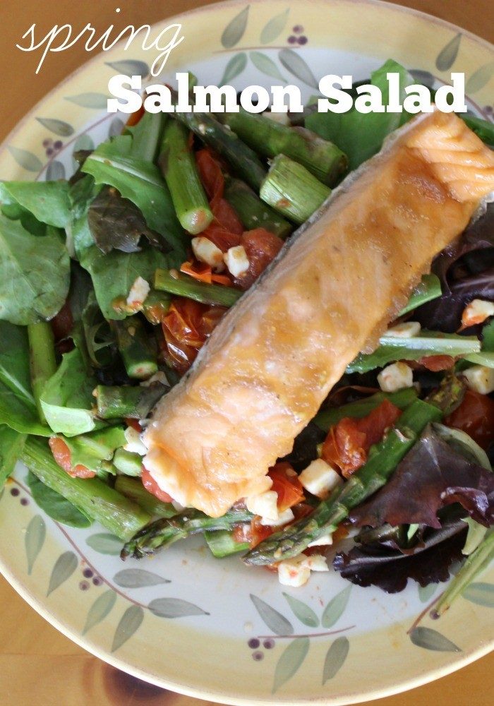 Spring Salmon Salad with The Saucy Fish Co.