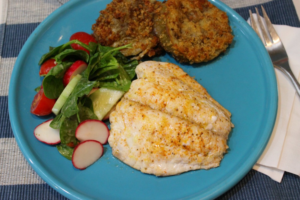 Celebrate #NationalPinotGrigioDay with Simple Lemon-Old Bay Baked Fish #LoveItShareIt